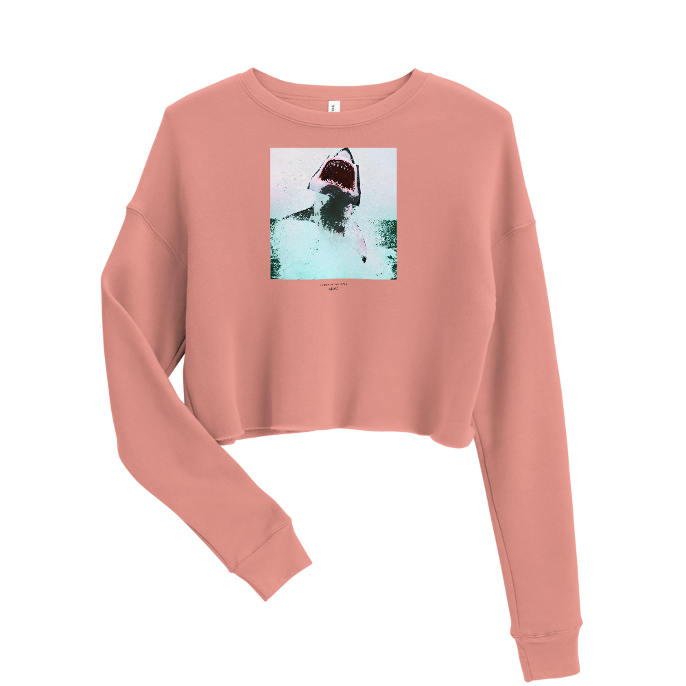 SHARK MINDSET CROP SWEATSHIRT