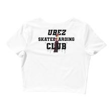 Load image into Gallery viewer, UBEZ SKATEBOARD CLUB // PREMIUM CROP TOP
